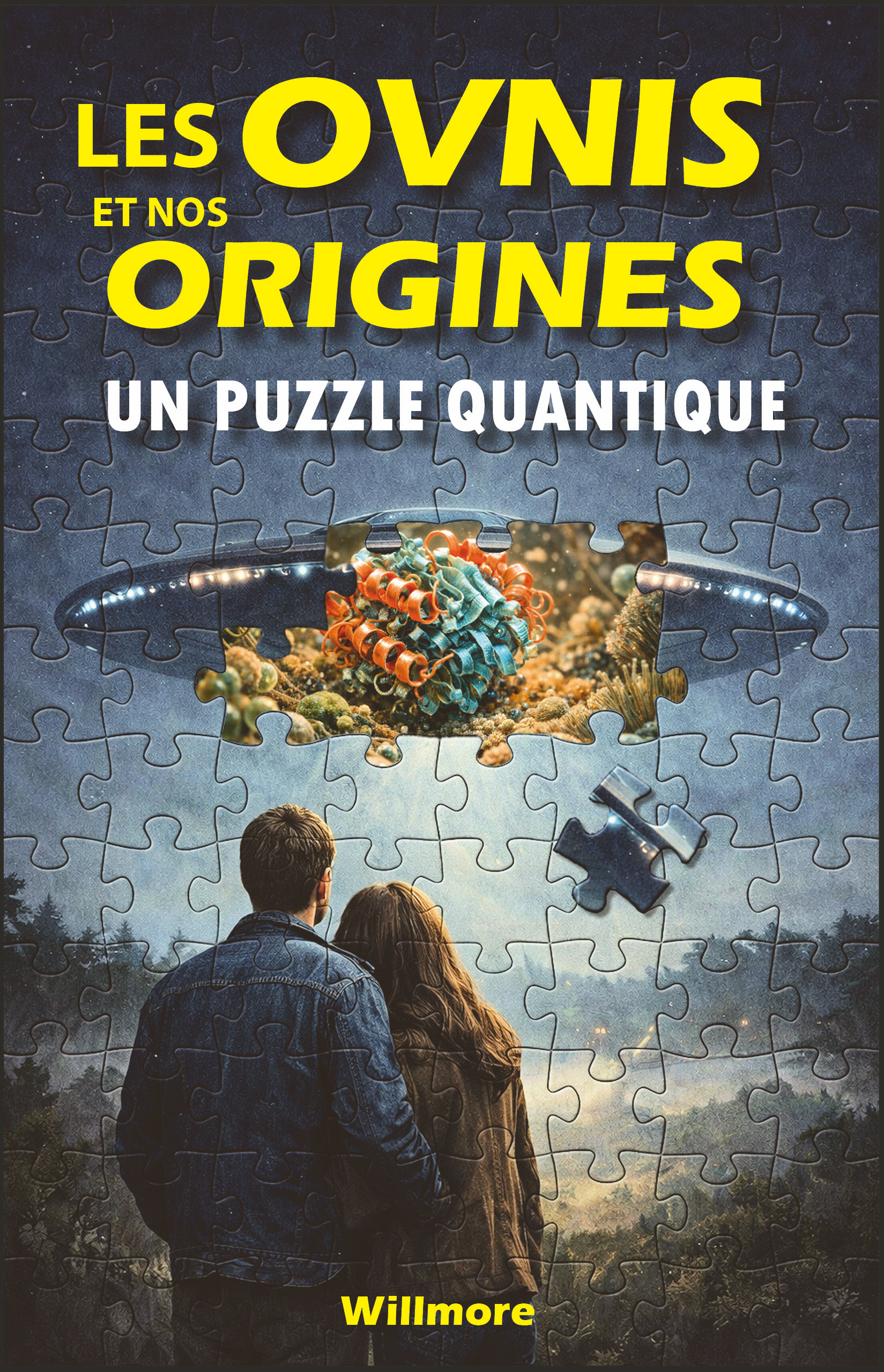 Livre en français : Les ovnis et nos origines - Un puzzle quantique